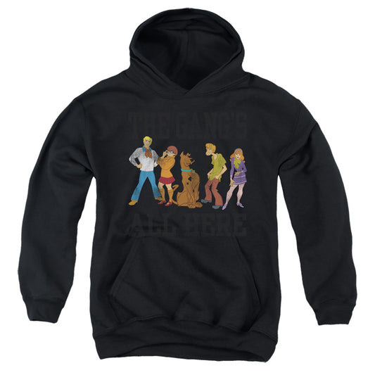 SCOOBY DOO : THE GANG YOUTH PULL OVER HOODIE Black LG