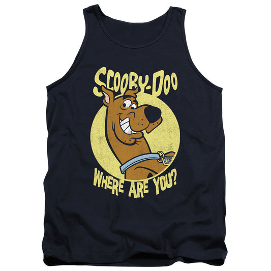 SCOOBY DOO : WHERE ARE YOU ADULT TANK Navy LG