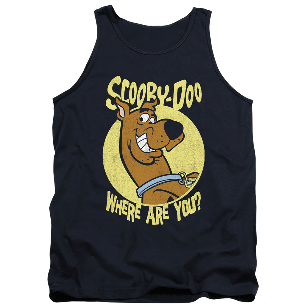 SCOOBY DOO : WHERE ARE YOU ADULT TANK Navy XL