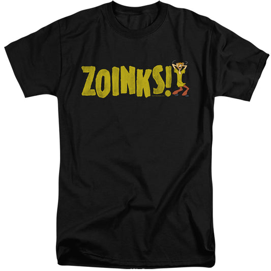 SCOOBY DOO : ZOINKS ADULT TALL FIT SHORT SLEEVE Black 2X