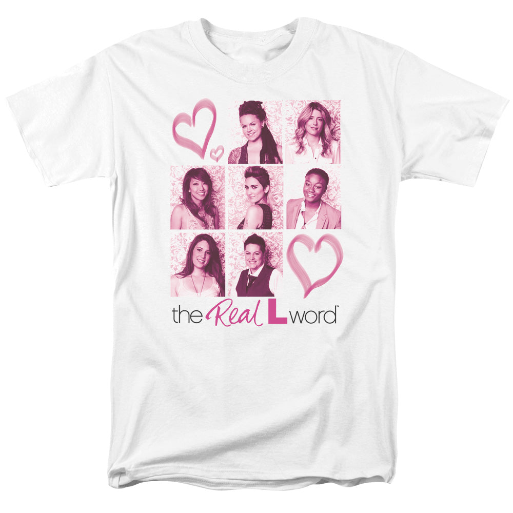 REAL L WORD : HEARTS S\S ADULT 18\1 WHITE 5X