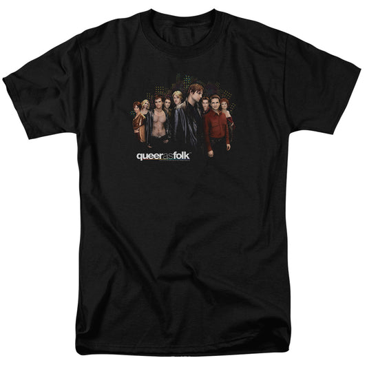 QUEER AS FOLK : TITLE S\S ADULT 18\1 BLACK XL