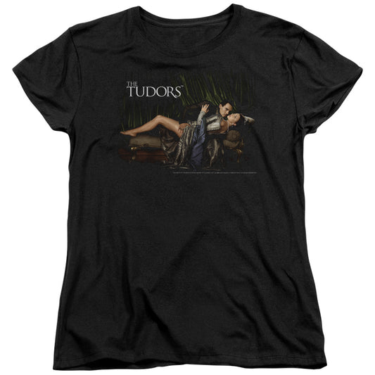 TUDORS : THE KING AND HIS QUEEN S\S WOMENS TEE BLACK 2X