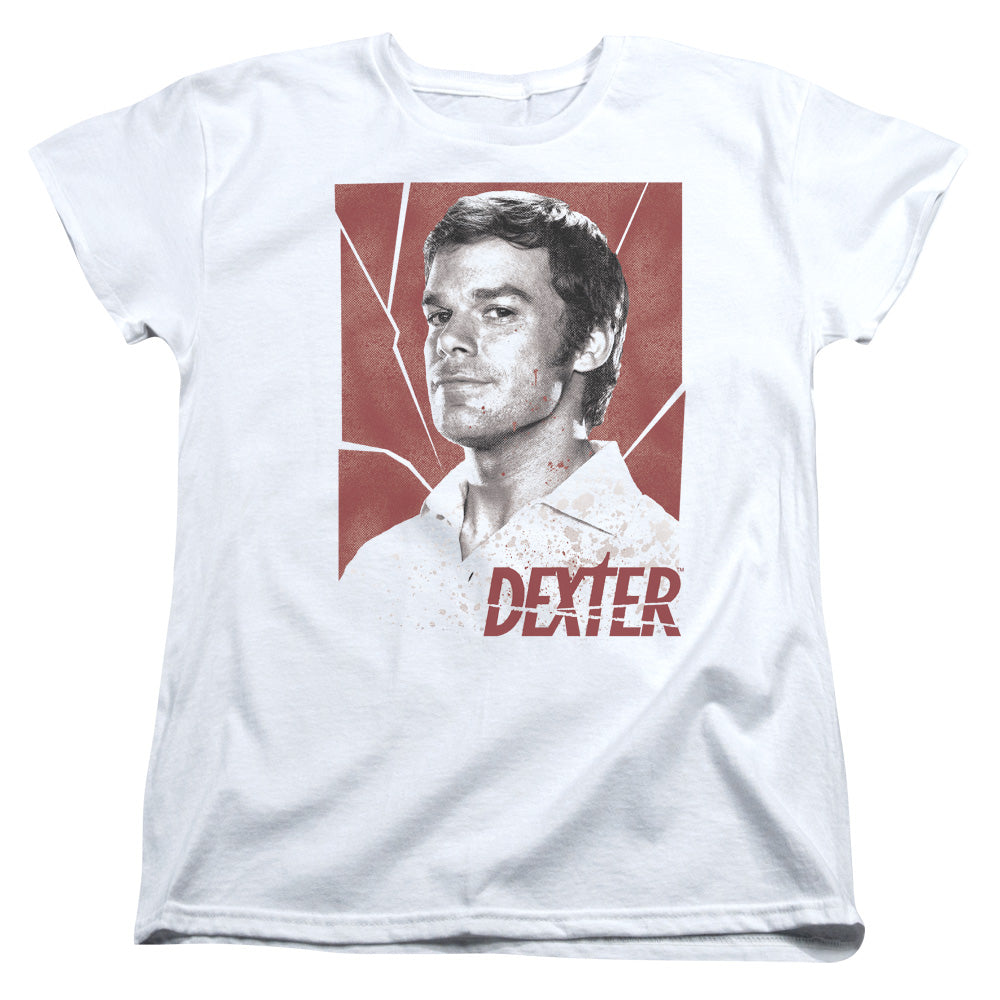DEXTER : POSTER S\S WOMENS TEE WHITE SM