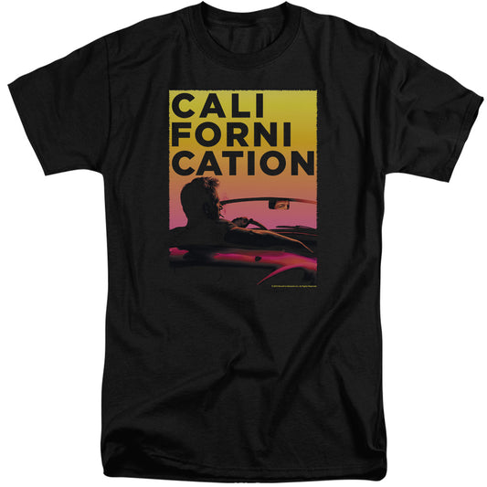 CALIFORNICATION : SUNSET RIDE S\S ADULT TALL BLACK 2X