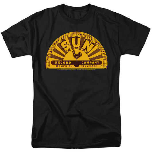 SUN RECORDS : TRADITIONAL LOGO S\S ADULT 18\1 BLACK 2X