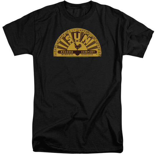 SUN RECORDS : TRADITIONAL LOGO S\S ADULT TALL BLACK 2X
