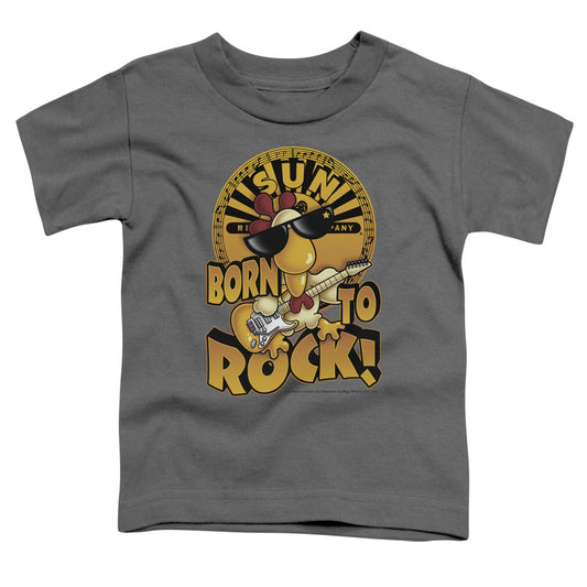 SUN RECORDS : BORN TO ROCK S\S TODDLER TEE CHARCOAL SM (2T)