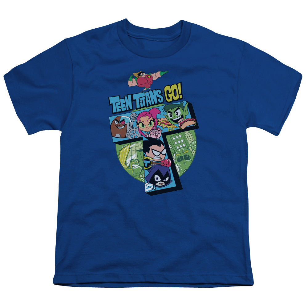 TEEN TITANS GO : T S\S YOUTH 18\1 Royal Blue LG