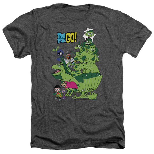 TEEN TITANS GO : BEAST BOY STACK ADULT HEATHER Charcoal MD