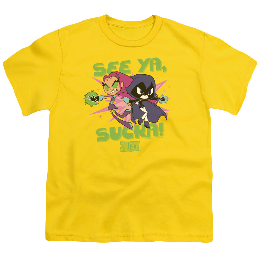 TEEN TITANS GO : SEE YA S\S YOUTH 18\1 Yellow XL