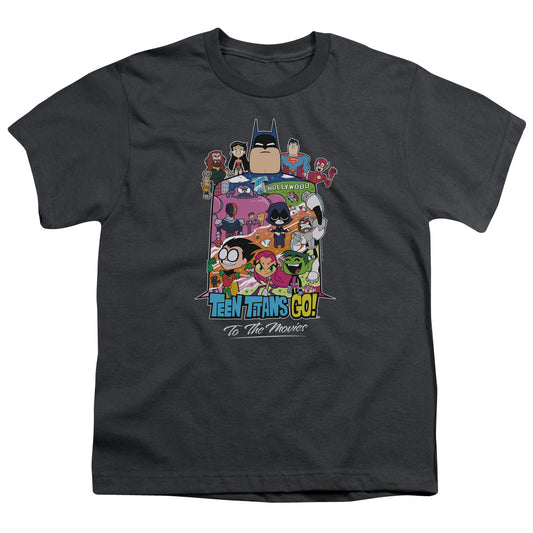 TEEN TITANS GO TO THE MOVIES : HOLLYWOOD S\S YOUTH 18\1 Charcoal LG