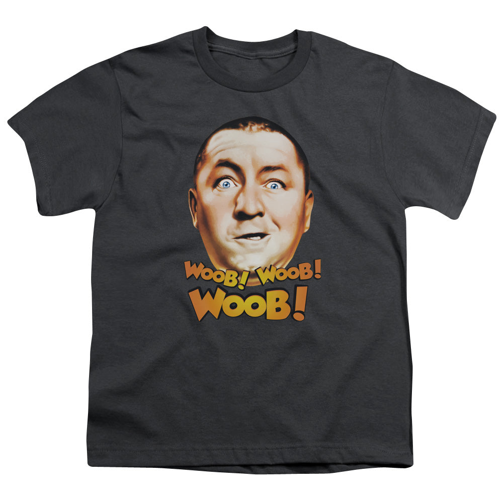 THREE STOOGES : WOOB WOOB WOOB S\S YOUTH 18\1 Charcoal XS