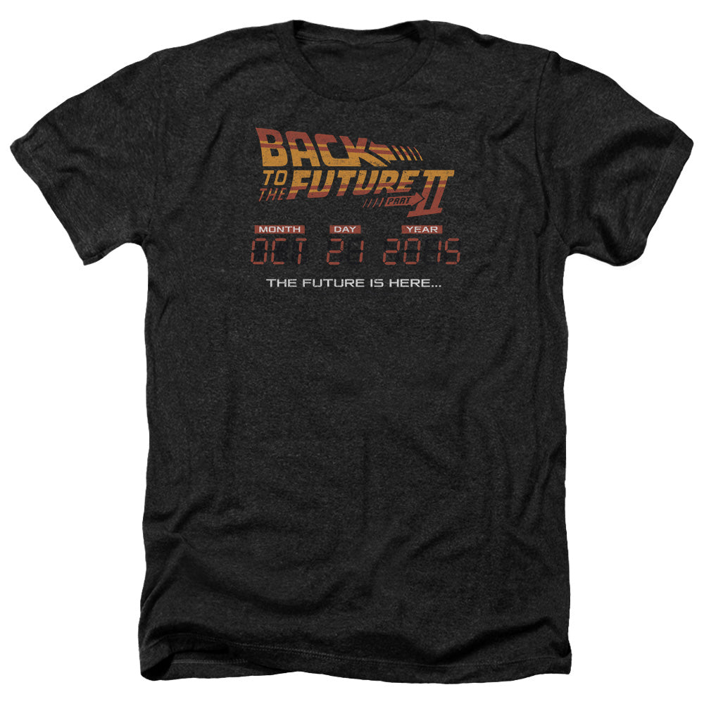 BACK TO THE FUTURE II : FUTURE IS HERE ADULT HEATHER BLACK 2X