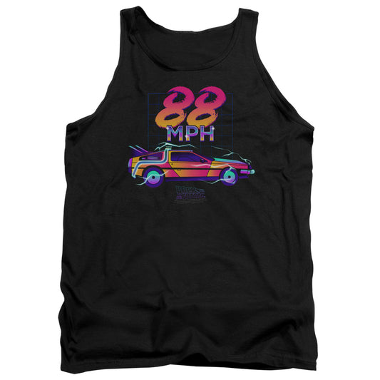 BACK TO THE FUTURE : 88 MPH ADULT TANK Black SM