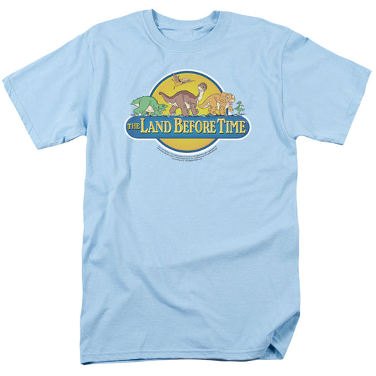 LAND BEFORE TIME : DINO BREAKOUT S\S ADULT 18\1 LIGHT BLUE 2X