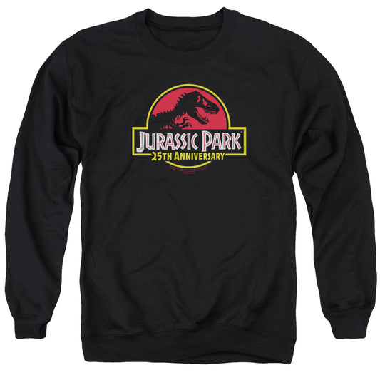 JURASSIC PARK : 25TH ANNIVERSARY LOGO ADULT CREW SWEAT Black XL