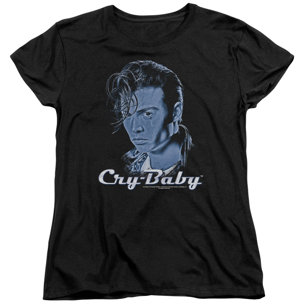 CRY BABY : KING CRY BABY S\S WOMENS TEE BLACK 2X