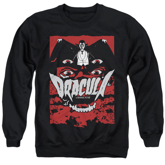 UNIVERSAL MONSTERS : AS I HAVE LIVED ADULT CREW SWEAT Black 2X