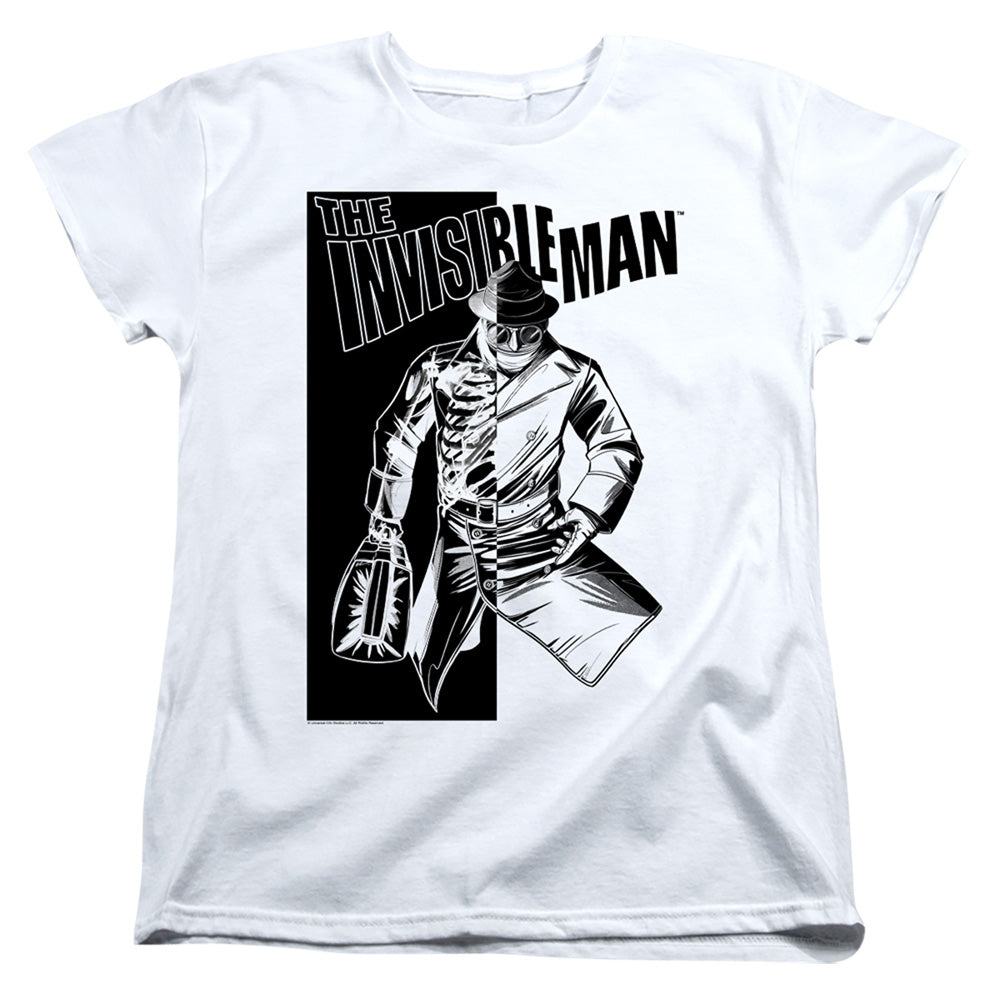 UNIVERSAL MONSTERS : WHO I AM WOMENS SHORT SLEEVE White 2X