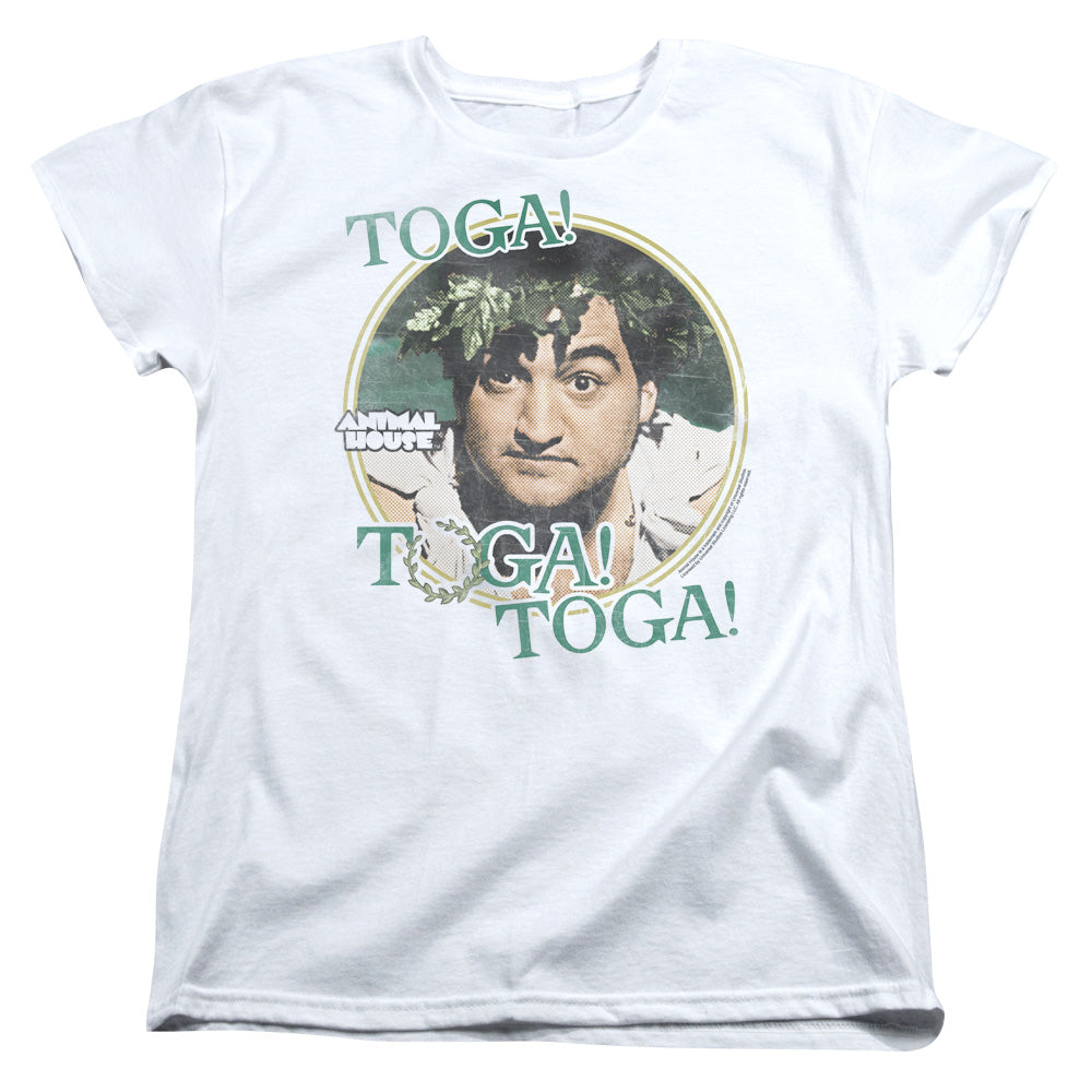 ANIMAL HOUSE : TOGA S\S WOMENS TEE WHITE MD