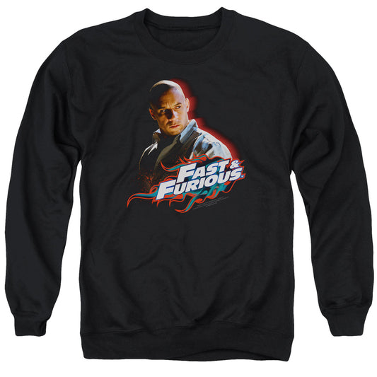 FAST AND THE FURIOUS : TORETTO ADULT CREW NECK SWEATSHIRT BLACK 3X