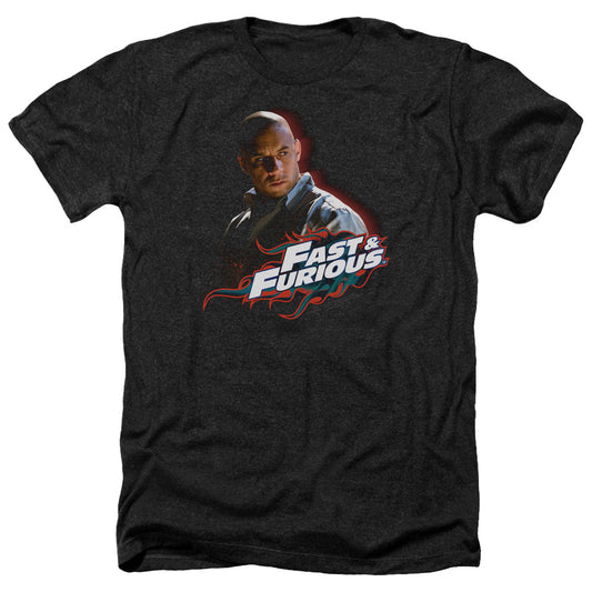 FAST AND THE FURIOUS : TORETTO ADULT HEATHER BLACK 2X