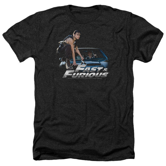 FAST AND THE FURIOUS : CAR RIDE ADULT HEATHER BLACK 2X