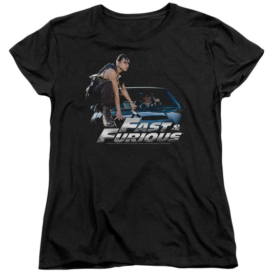 FAST AND THE FURIOUS : CAR RIDE S\S WOMENS TEE BLACK 2X