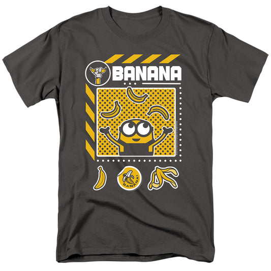 MINIONS : BANANA ICONS S\S ADULT 18\1 Charcoal MD