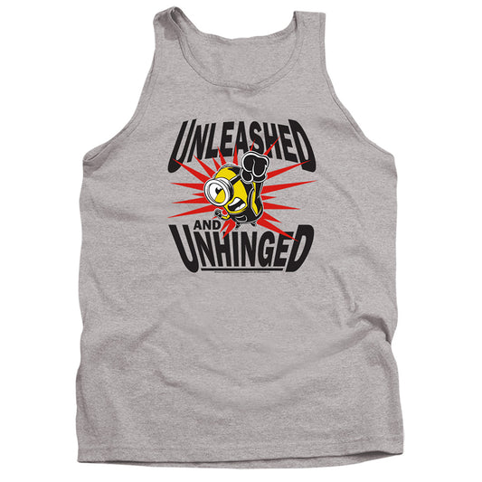 MINIONS : UNLEASHED AND UNHINGED ADULT TANK Athletic Heather 2X