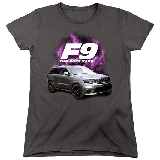 FAST AND THE FURIOUS 9 : JEEP WOMENS SHORT SLEEVE Black 2X