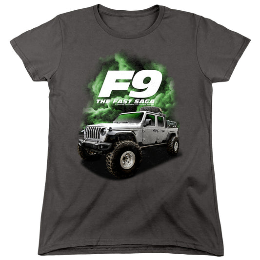 FAST AND THE FURIOUS 9 : TRUCK WOMENS SHORT SLEEVE Black 2X