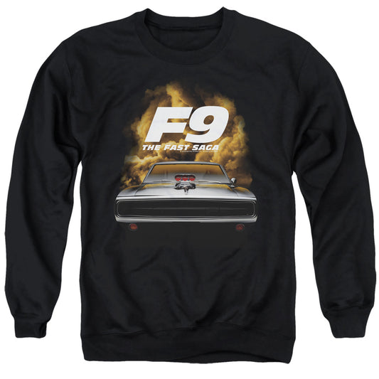 FAST AND THE FURIOUS 9 : CAMARO FRONT ADULT CREW SWEAT Black 2X