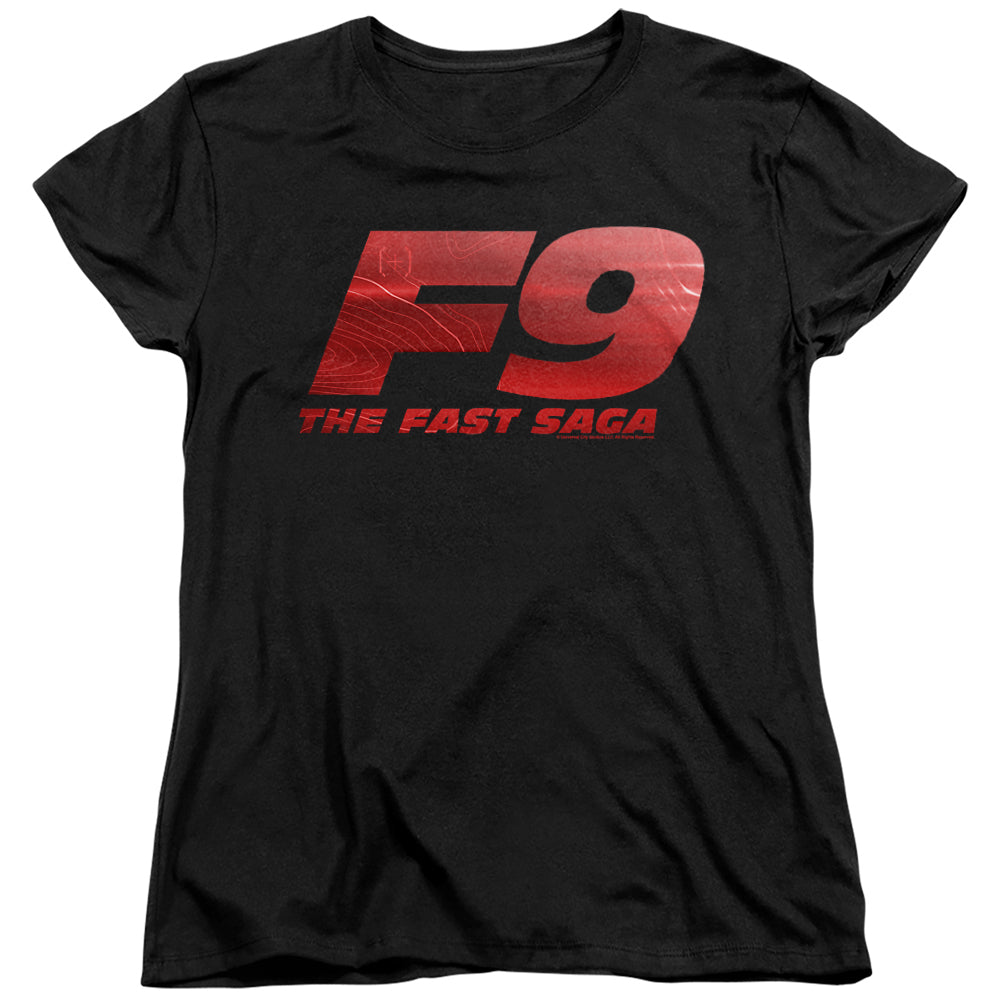 FAST AND THE FURIOUS 9 : F9 MAPLOGO WOMENS SHORT SLEEVE Black 2X