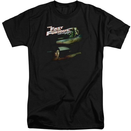 FAST AND THE FURIOUS : TOKYO DRIFT : DRIFTING TOGETHER S\S ADULT TALL BLACK 3X