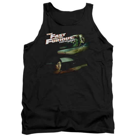 FAST AND THE FURIOUS : TOKYO DRIFT : DRIFTING TOGETHER ADULT TANK BLACK 2X