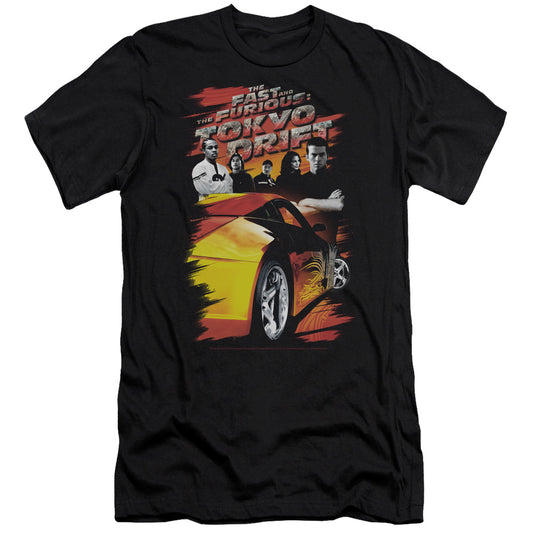 FAST AND THE FURIOUS : TOKYO DRIFT : DRIFTING CREW PREMIUM CANVAS ADULT SLIM FIT 30\1 BLACK 2X