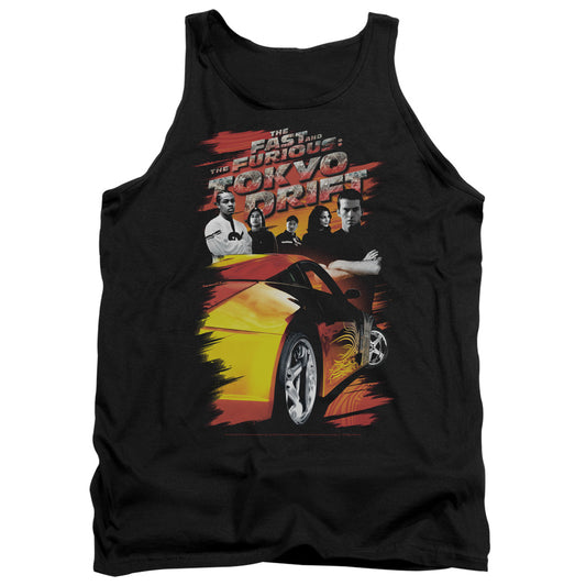FAST AND THE FURIOUS : TOKYO DRIFT : DRIFTING CREW ADULT TANK BLACK SM