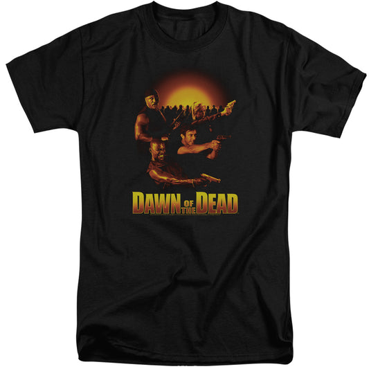 DAWN OF THE DEAD : DAWN COLLAGE S\S ADULT TALL BLACK 2X