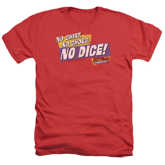 FAST TIMES RIDGEMONT HIGH : NO DICE ADULT HEATHER RED LG
