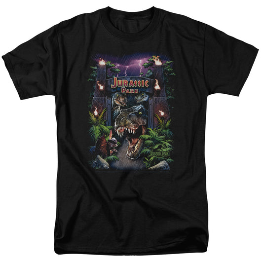 JURASSIC PARK : WELCOME TO THE PARK S\S ADULT 18\1 BLACK 2X