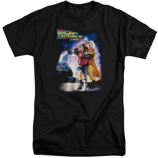 BACK TO THE FUTURE II : POSTER S\S ADULT TALL BLACK 3X