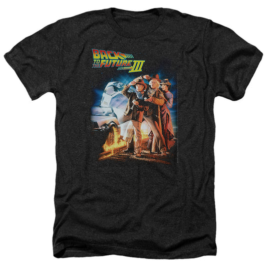 BACK TO THE FUTURE III : POSTER ADULT HEATHER BLACK XL