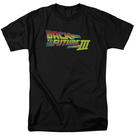 BACK TO THE FUTURE III : LOGO S\S ADULT 18\1 BLACK 2X