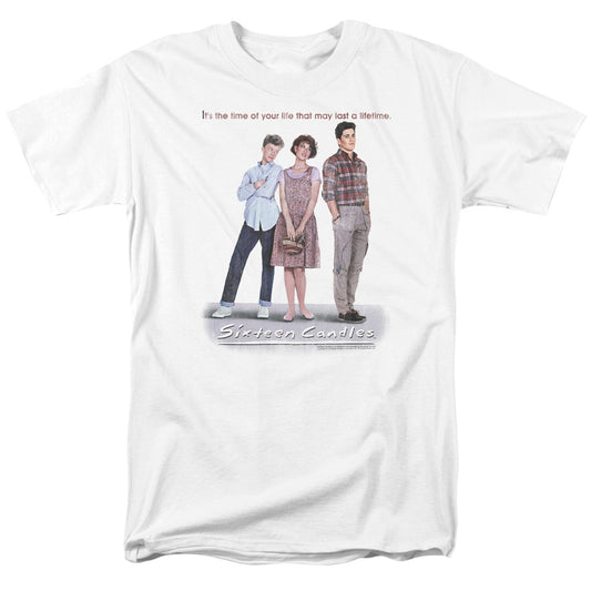 SIXTEEN CANDLES : POSTER S\S ADULT 18\1 WHITE 4X