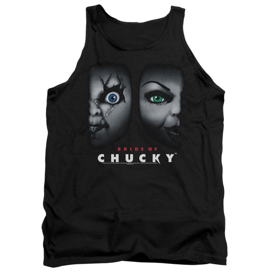 BRIDE OF CHUCKY : HAPPY COUPLE ADULT TANK BLACK MD