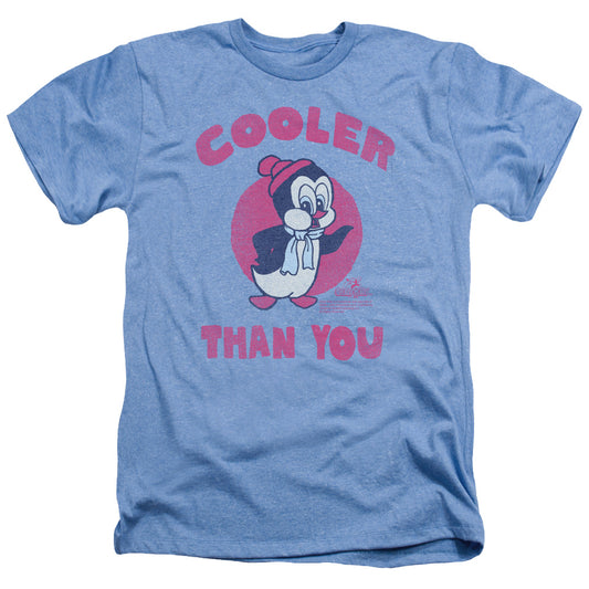 CHILLY WILLY : COOLER THAN YOU ADULT HEATHER LIGHT BLUE 2X