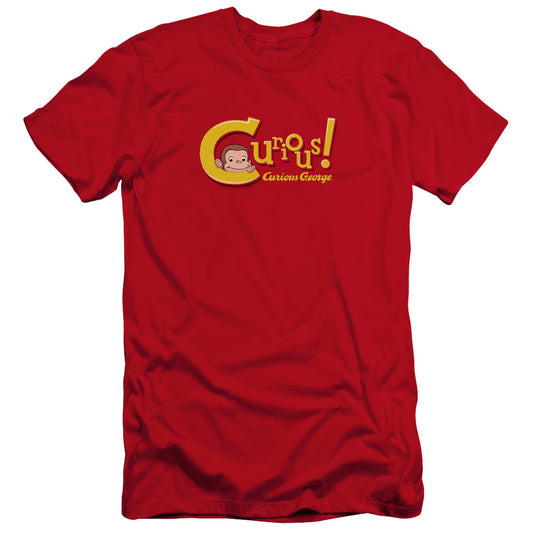 CURIOUS GEORGE : CURIOUS PREMIUM CANVAS ADULT SLIM FIT 30\1 RED MD