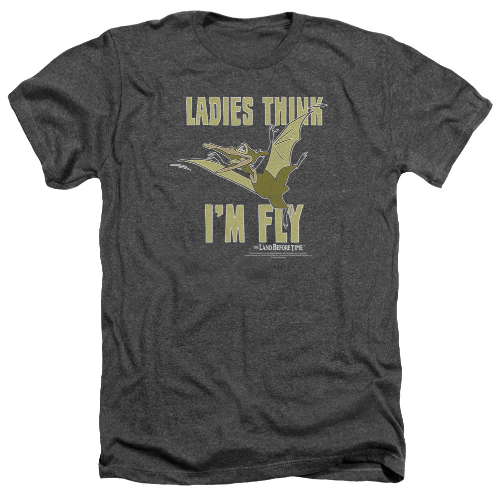LAND BEFORE TIME : I'M FLY ADULT HEATHER Charcoal LG